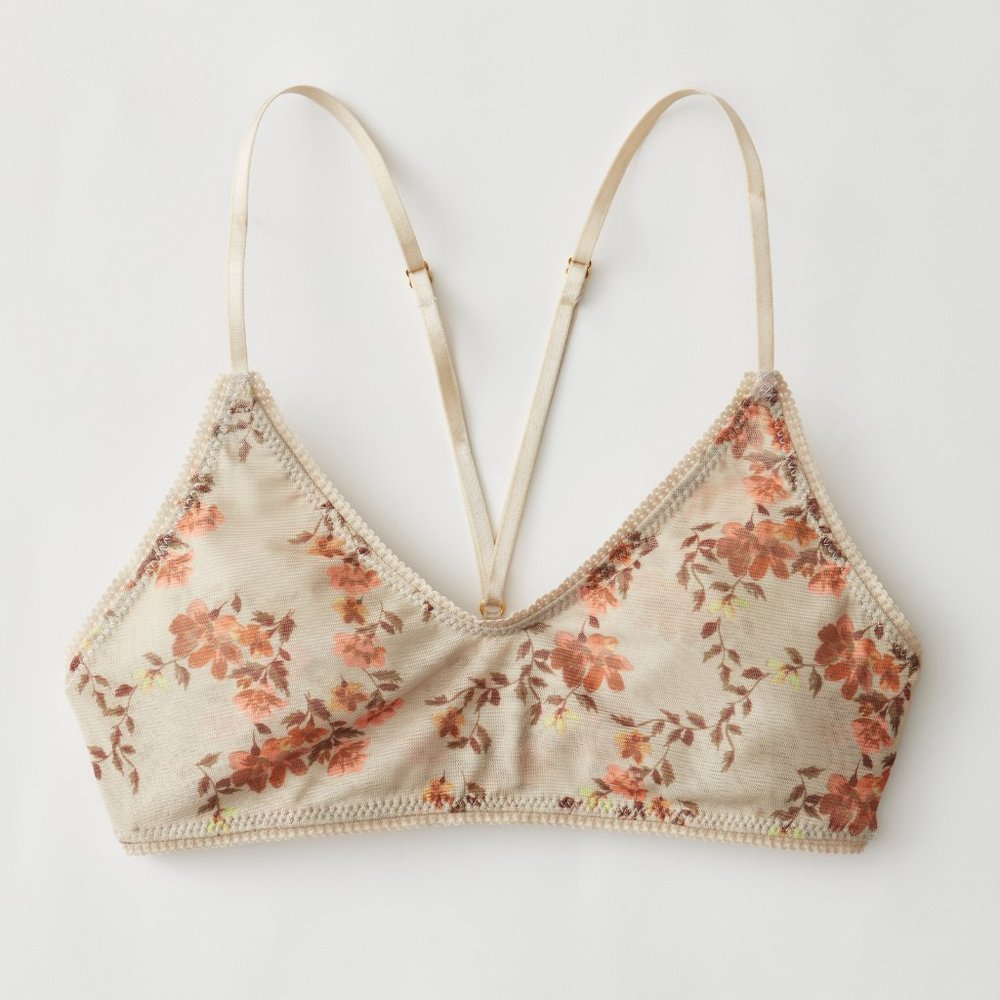 🎉LAST CHANCE🎉 FREE PEOPLE Printed Hide & Seek Bralette / Sage Combo - Picture 6 of 8